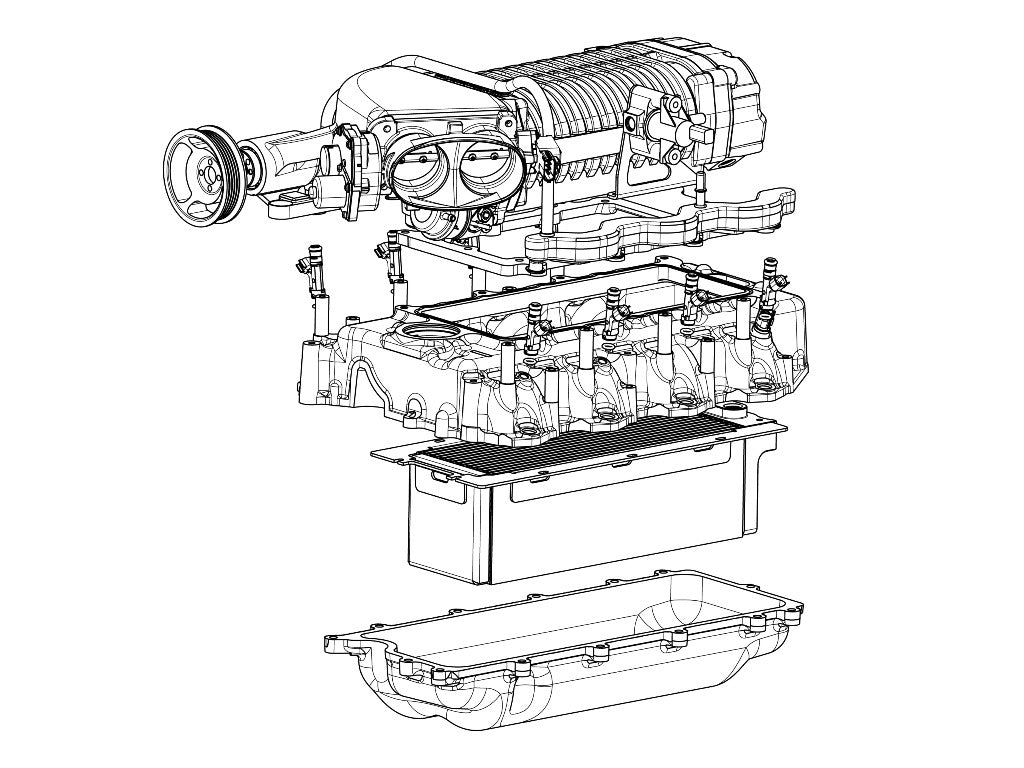 2010-2014 Ford (6.2L) Raptor/F150 Stage 2 SuperCharger System